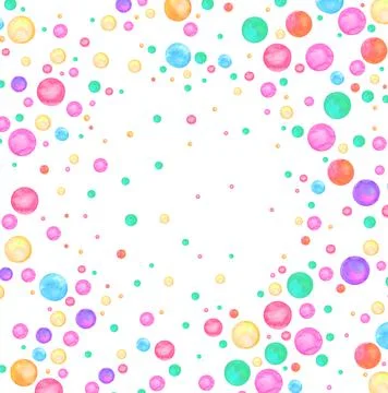 Abstract retro pastel pattern. Round shapes texture Stock Illustration