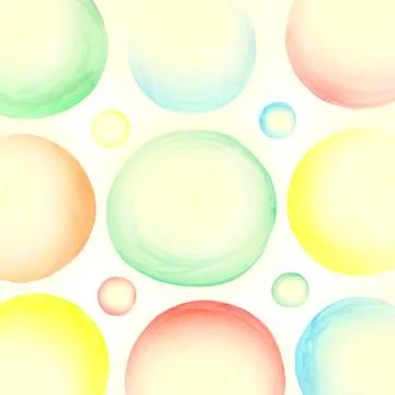 Abstract retro pastel pattern. Round shapes texture Illustrazione stock