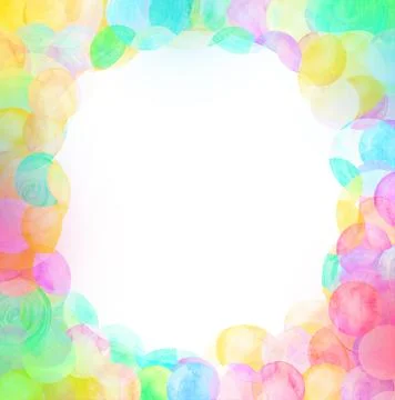 Abstract retro pastel pattern. Round shapes texture Stock Illustration