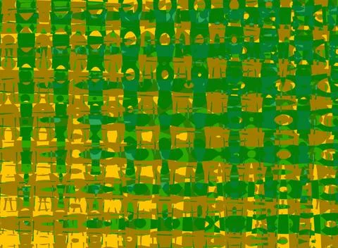Abstract retro pattern Green, yellow and brown abstract retro pattern Copy... Stock Photos