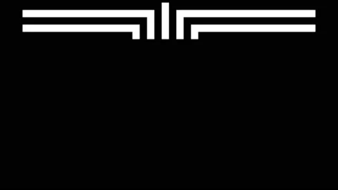 Abstract retro sci-fi-pattern 2 Stock Footage 183251726