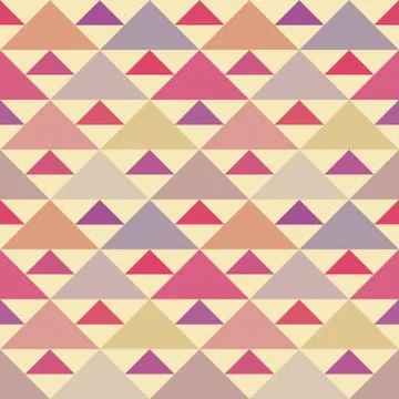 Abstract retro seamless pattern. Vector illustration Stock Illustration