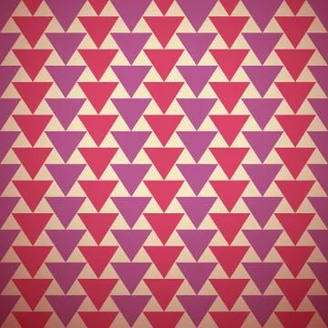 Abstract retro seamless pattern. Vector illustration Stock Illustration