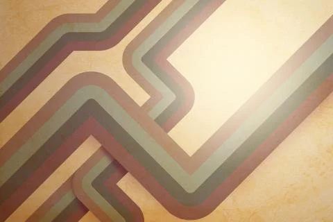 Abstract retro style lines Stock Illustration