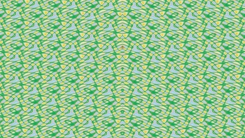 Abstract Retro Swirl Pattern Background - Yellow Green Swirls on Light Blue Vídeos de archivo 331345868