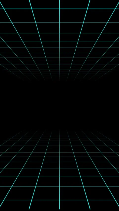 Abstract Retro Synthwave Neon Grid Background Animation Loop Stock Footage 339062641