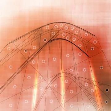 Abstract retro technology 스톡 일러스트
