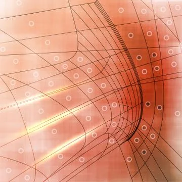 Abstract retro technology Stock Illustration
