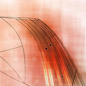 Abstract retro technology Stock Illustration