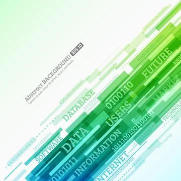 Abstract retro technology lines Illustrazione stock