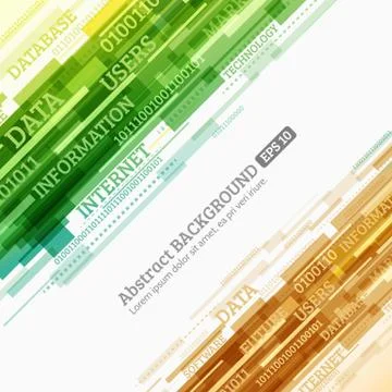 Abstract retro technology lines Illustrazione stock