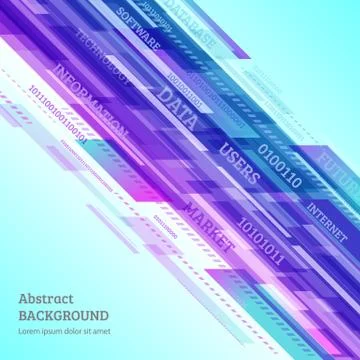 Abstract retro technology lines イラスト素材