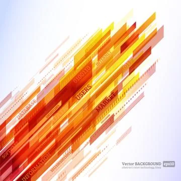 Abstract retro technology lines Stock Illustration