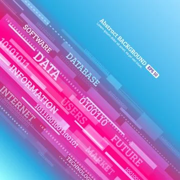 Abstract retro technology lines Stock Illustration