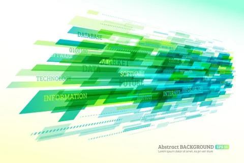 Abstract retro technology lines Illustrazione stock