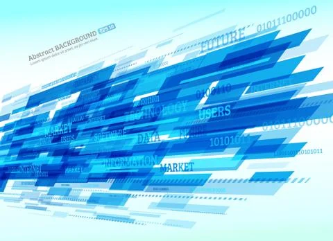 Abstract retro technology lines Stockillustratie