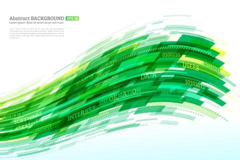 Abstract retro technology lines Stock Illustration