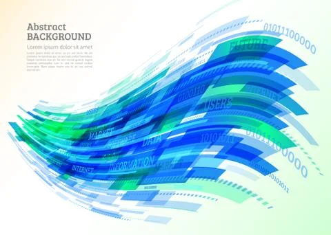 Abstract retro technology lines 스톡 일러스트