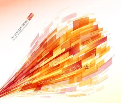 Abstract retro technology lines Stock Illustration