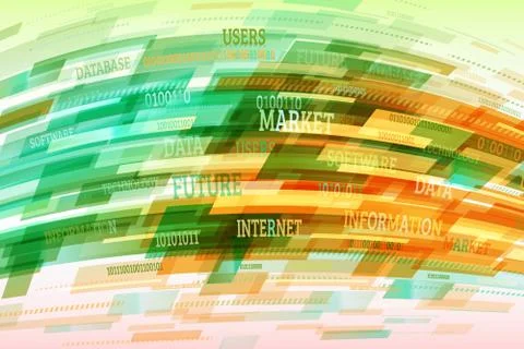 Abstract retro technology lines 스톡 일러스트