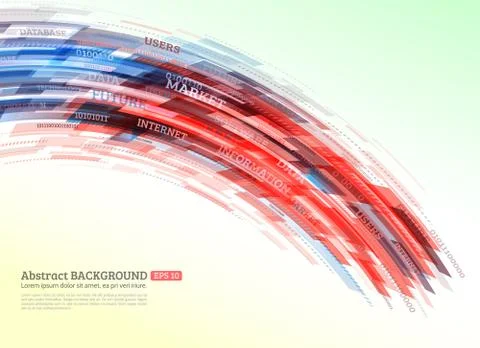 Abstract retro technology lines 스톡 일러스트