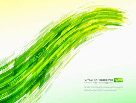 Abstract retro technology lines Stockillustratie