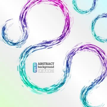 Abstract retro technology lines Stock Illustration