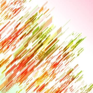 Abstract retro technology lines Stock Illustration