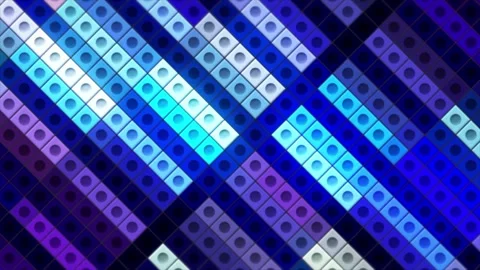 Abstract retro tetris background, construction old fashioned game. Motion Stock Footage 166879702