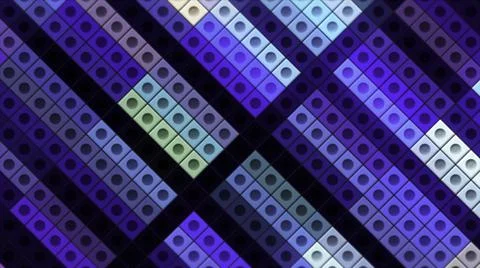 Abstract retro tetris background, construction old fashioned game. Motion Stock Illustration