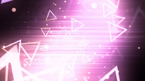 Abstract Retro Triangles Stock-Footage 97401982