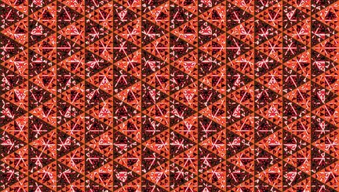 Abstract Retro Triangles Ornament. Geometric Seamless Pattern Design Templa.. Illustrazione stock