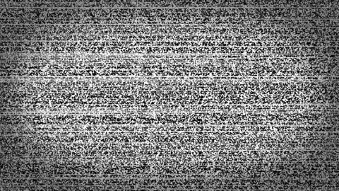 Abstract Retro TV Static Noise and Glitch Overlay. Video stock 336615156