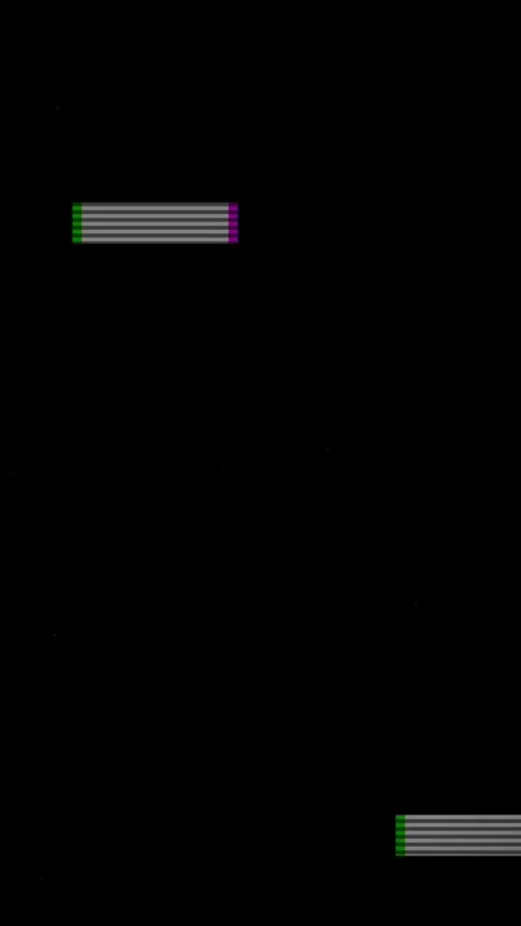 Abstract Retro VHS Glitch Motion Graphics on Black Background Video stock 337529496