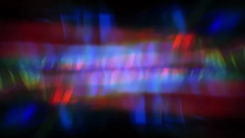 Abstract RGB Glitch Background With Blurred Horizontal Light Bars Stock-Footage 332303814