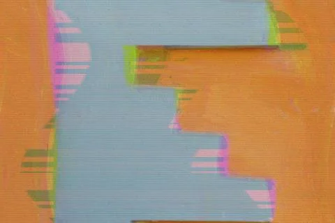 Abstract RGB glitch effect background Stock Photos