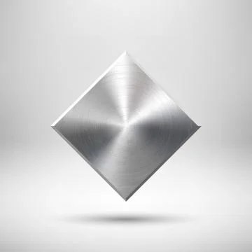 Abstract Rhombic Button Template Stock Illustration