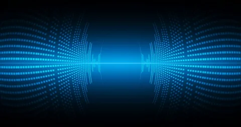 Abstract Rhythm Blue Stock Footage 108152149