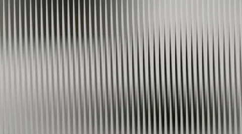 Abstract ribbed glass texture background with vertical lines and gradient s.. Illustrazione stock