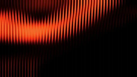Abstract ribbed metallic backdrop featuring orange and amber colors and gra.. Stock Illustration