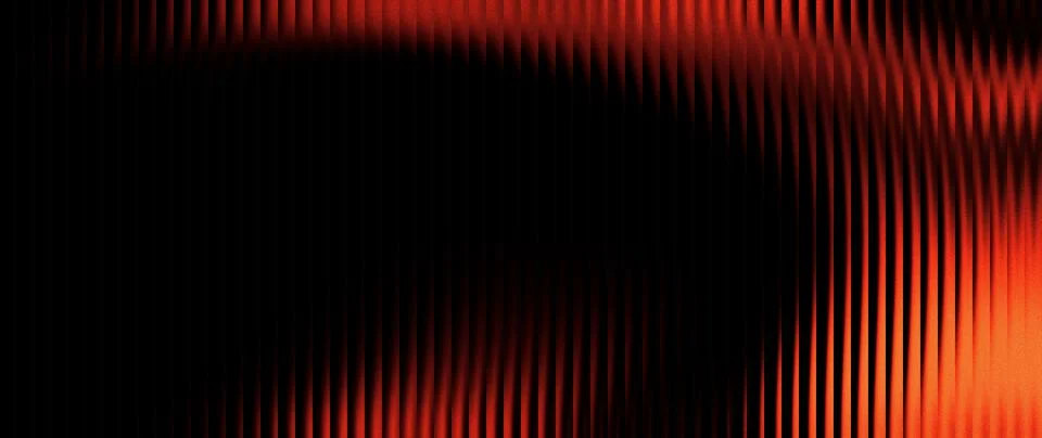 Abstract ribbed metallic backdrop featuring orange and amber colors and gra.. Stock Illustration