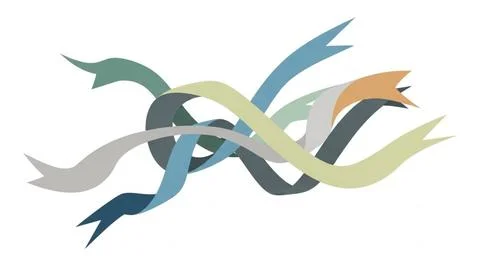 Abstract ribbon design Stock Illustration