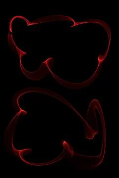 Abstract ribbon frames 스톡 일러스트