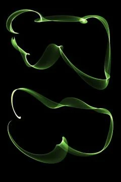 Abstract ribbon frames Stock Illustration