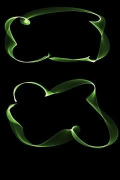 Abstract ribbon frames Stock Illustration