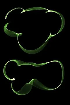 Abstract ribbon frames Stock Illustration