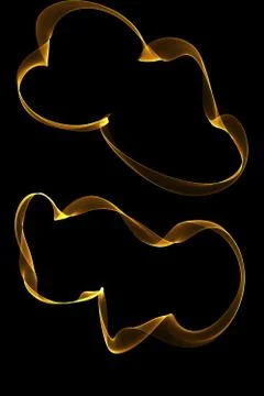 Abstract ribbon frames Stock Illustration