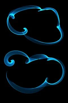 Abstract ribbon  frames Stock Illustration