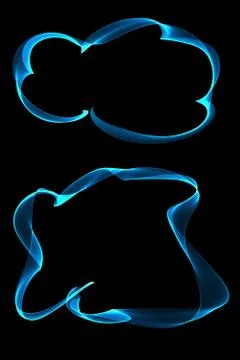 Abstract ribbon  frames Stock Illustration