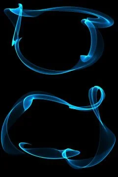 Abstract ribbon  frames Stock Illustration